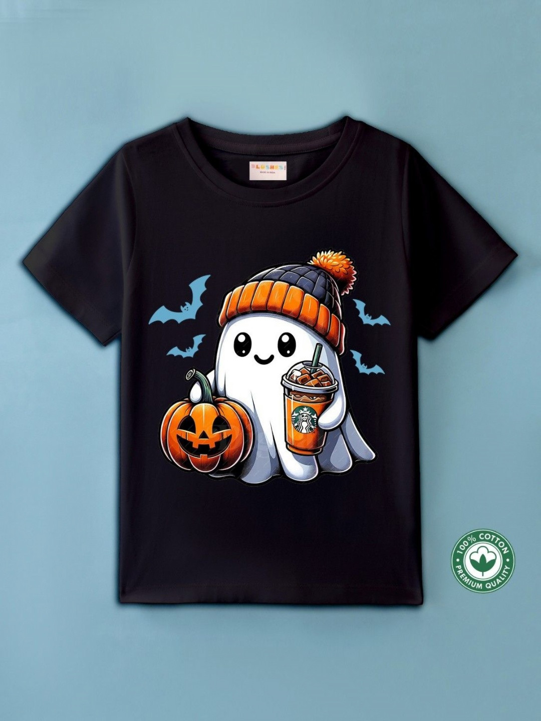 BLUSHES Kids Graphic Printed Round Neck Cotton T-shirt