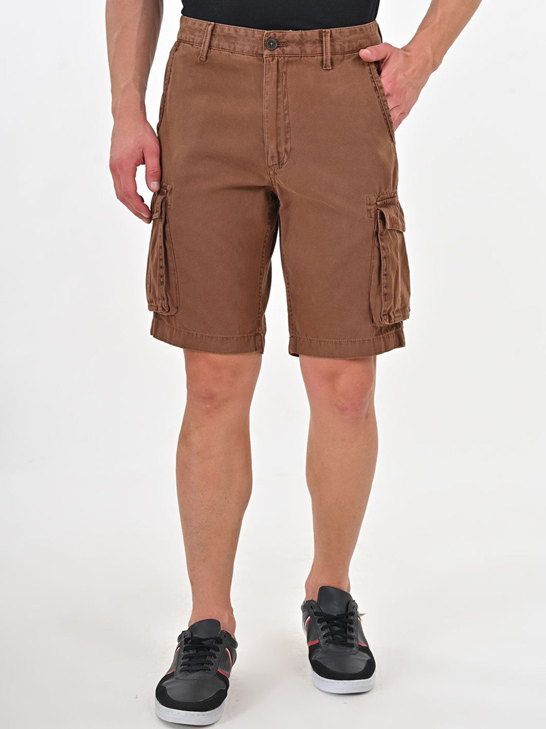 Indian Terrain Men Slim Fit Cargo Shorts