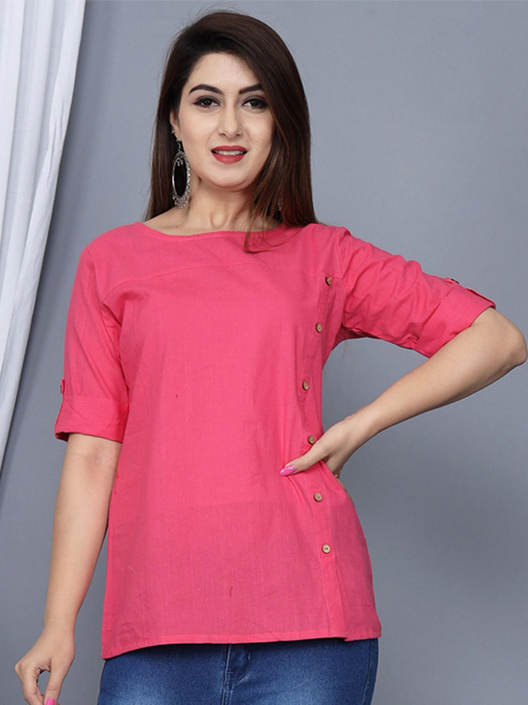 HEBA Round Neck Regular Top