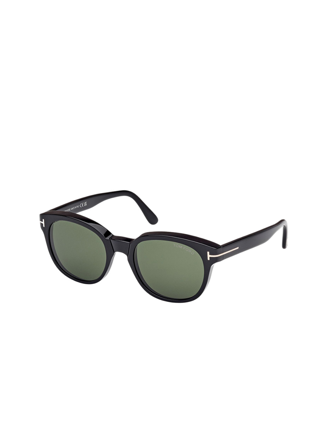 Tom Ford Men Round Sunglasses with UV Protected Lens FT1180 53 01N