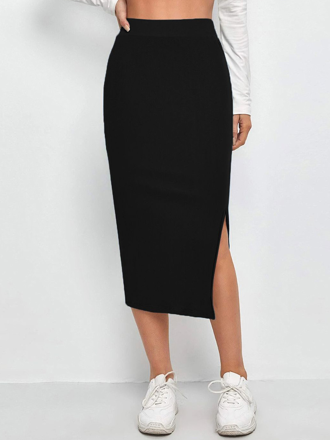 DIMPY GARMENTS Pencil Midi Skirt