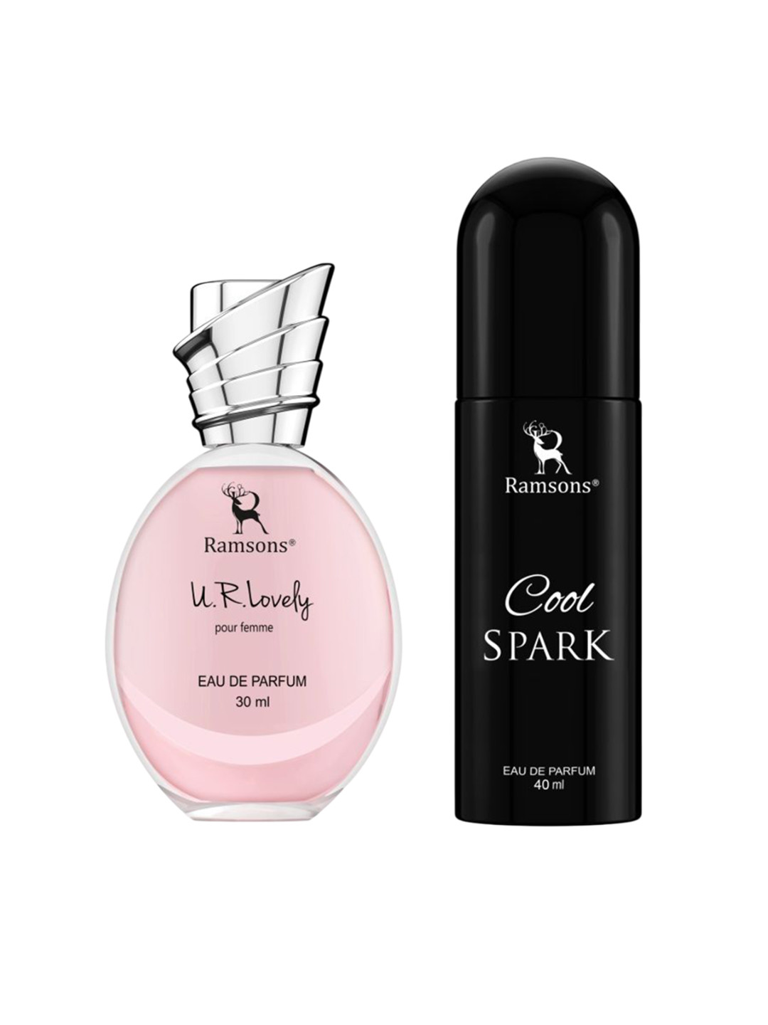 Ramsons Set of 2 U R Lovely Eau De Parfum- 30 ml & Cool Spark Eau De Parfum- 40 ml