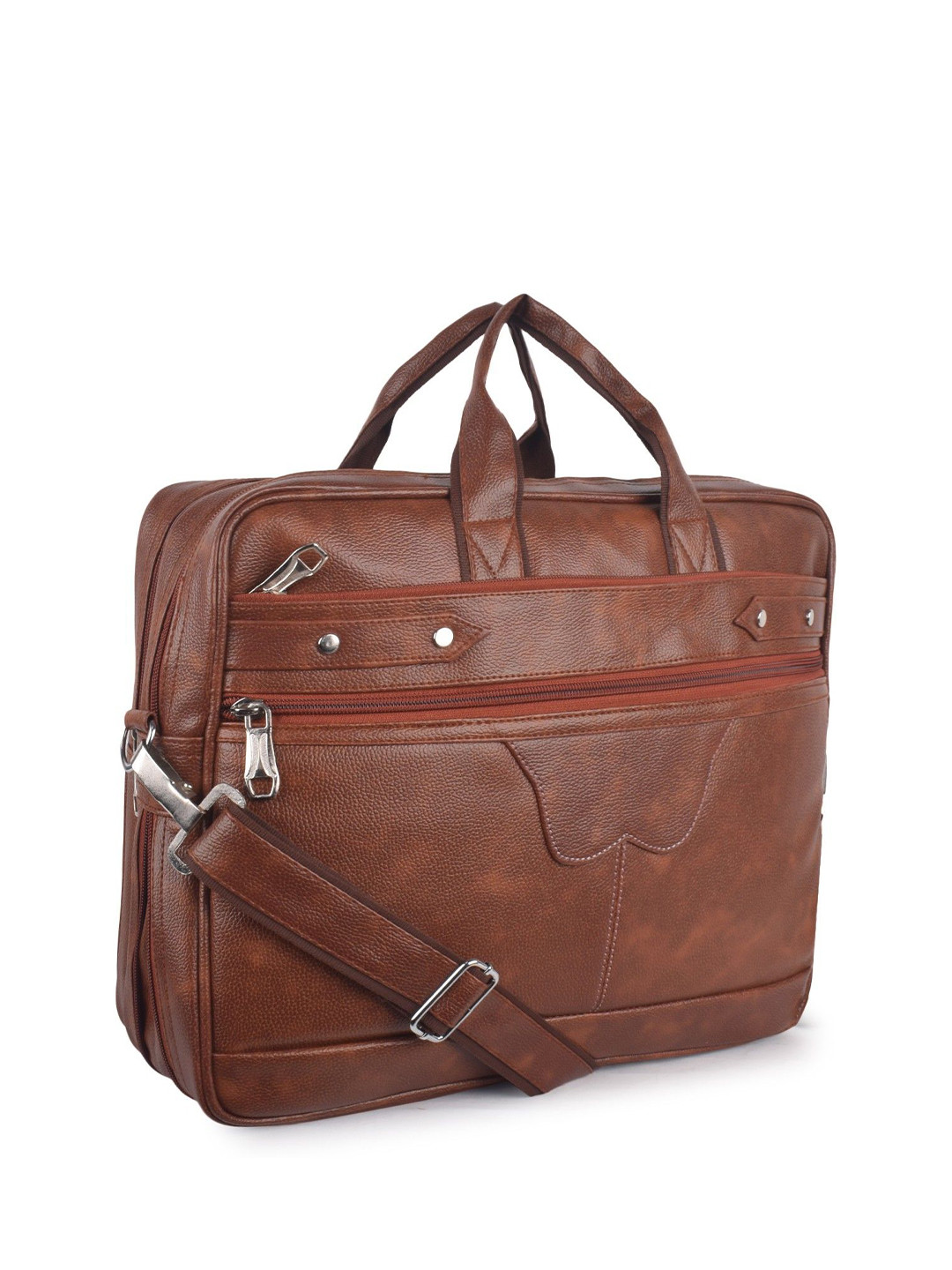 ICHIEF Men Textured Messenger Bag