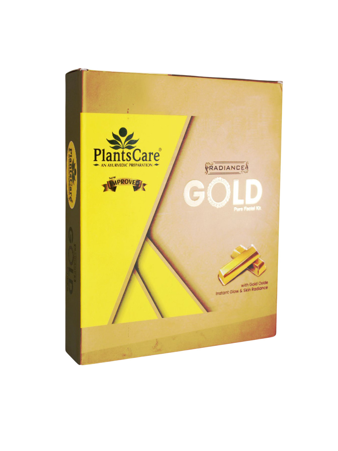 PlantsCare Radiance Gold Pure Facial Kit Mini - 100 g