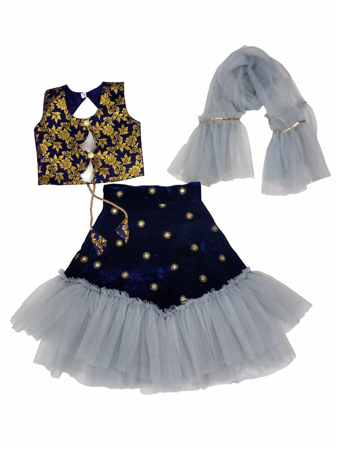 satyamfab Girls Ready to Wear Lehenga & Blouse With Dupatta
