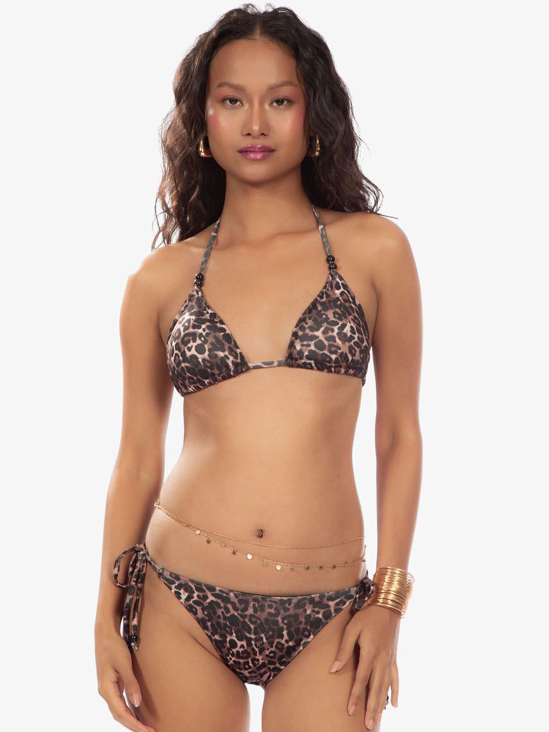 Lemonlords Leopard Women Print Bikini Bottom