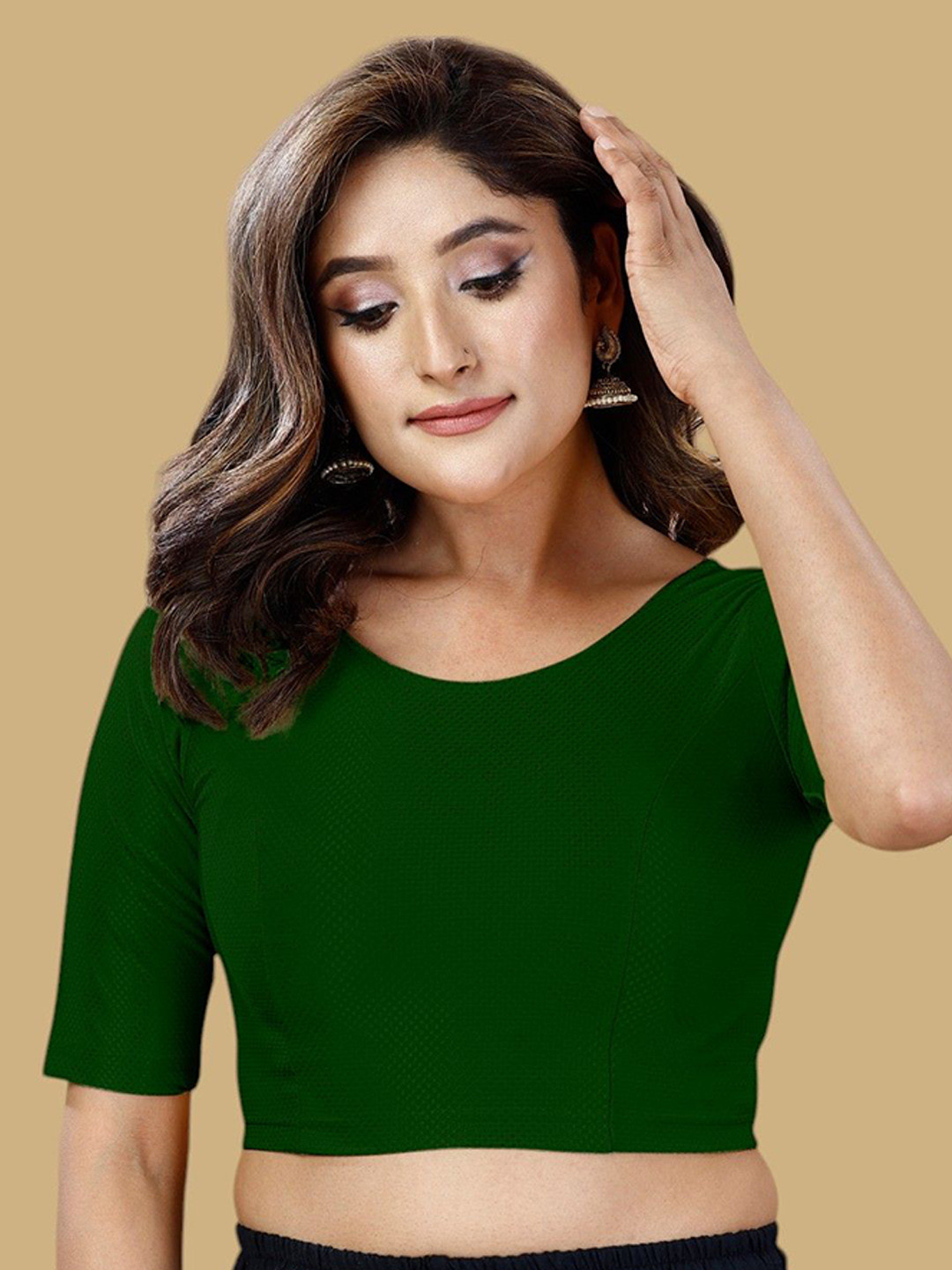 Oomph! Round Neck Saree Blouse