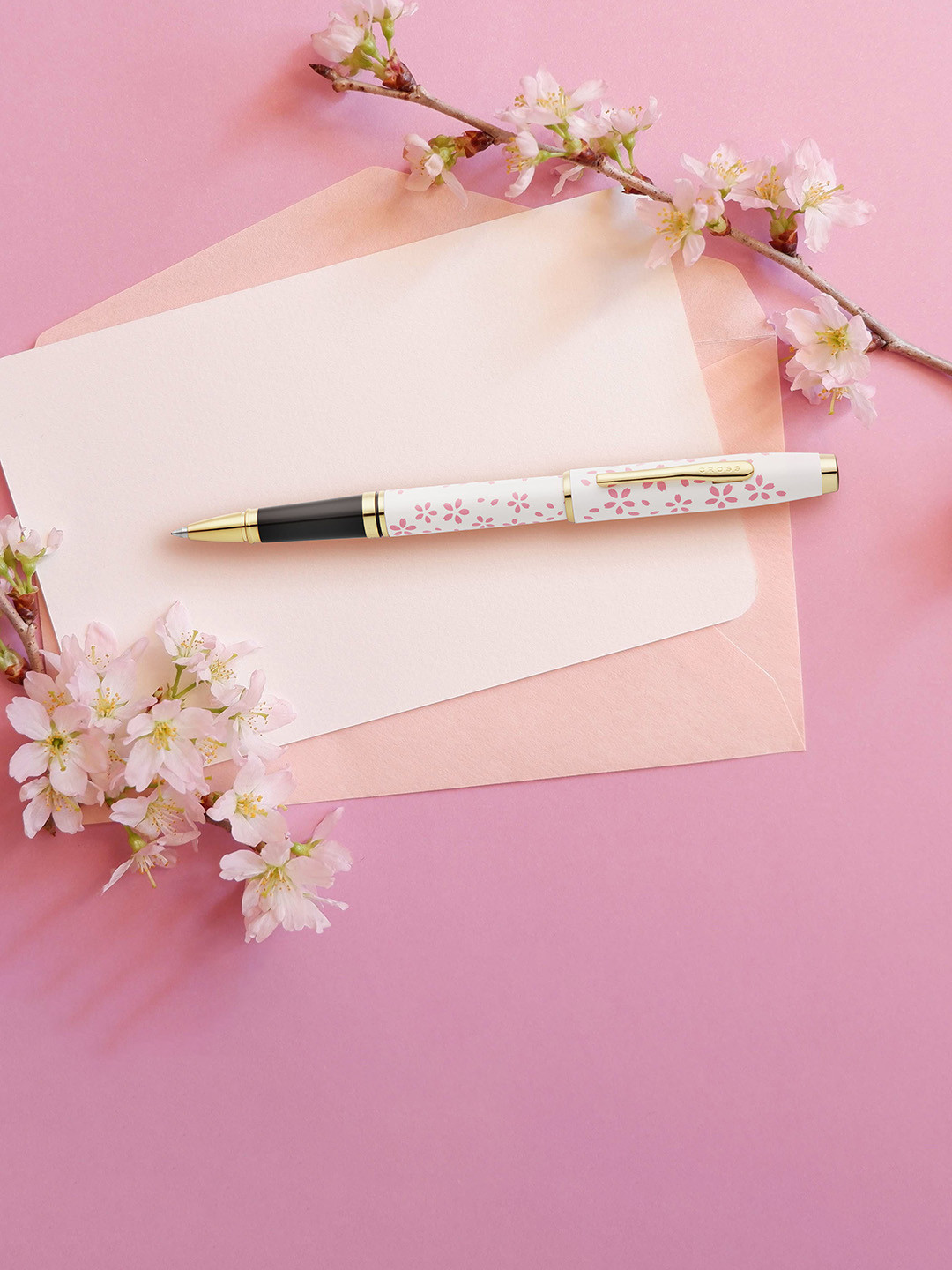 Cross Coventry Cherry Blossom White Ballpoint Pen
