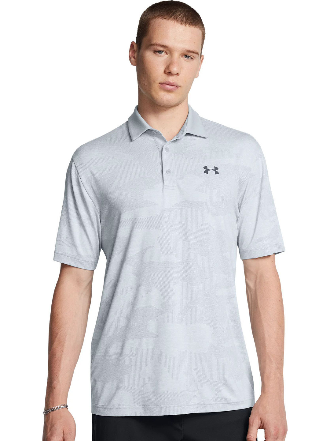 UNDER ARMOUR Men Brand Logo Printed Polo Collar T-shirt