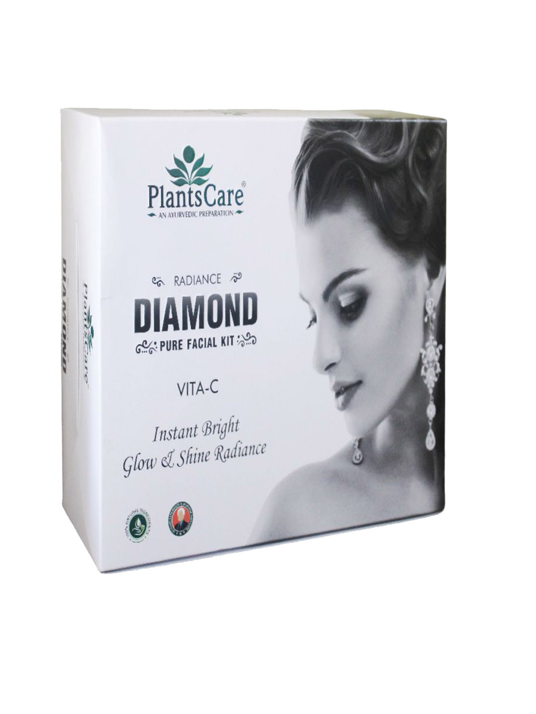Plants Care 5 Step Radiance Diamond Pure Facial Kit- 400 g