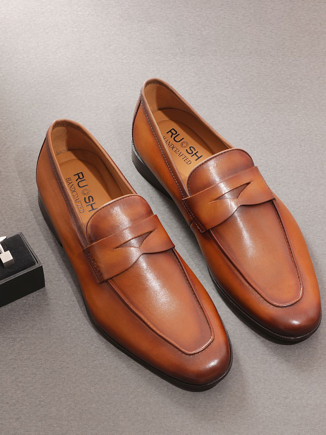 Ruosh The Maggon Men Leather Formal Loafers