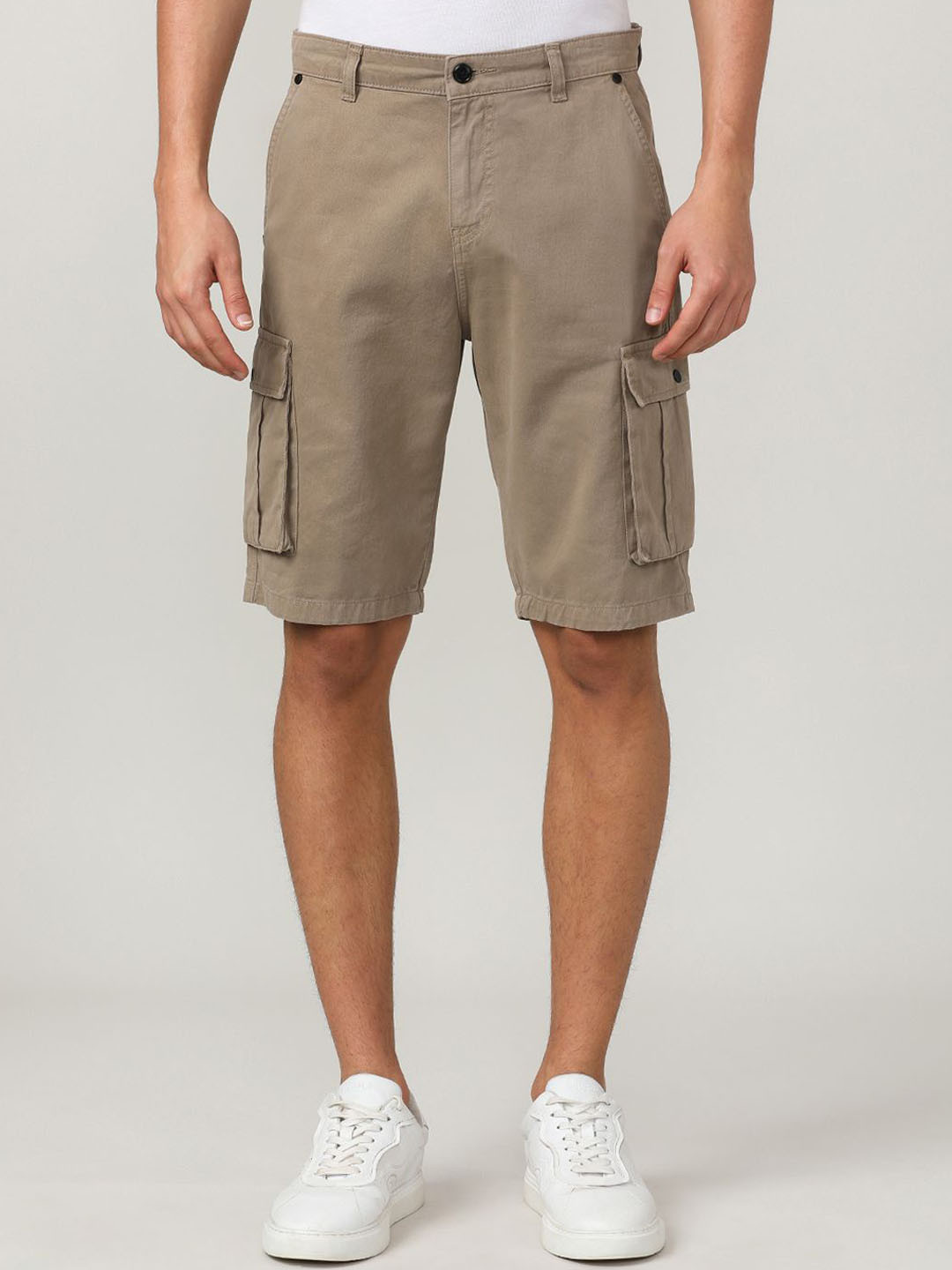 Urban Dog Men Regular Fit Cargo Shorts