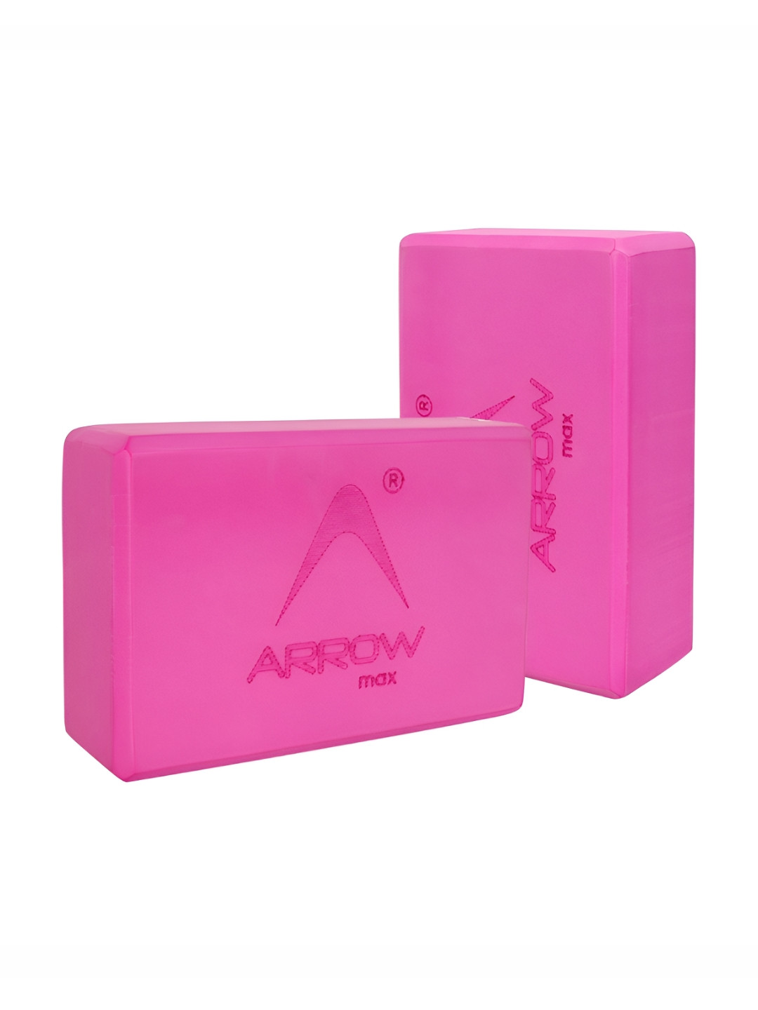 ARROWMAX Set Of 2 Textured Yoga Bricks