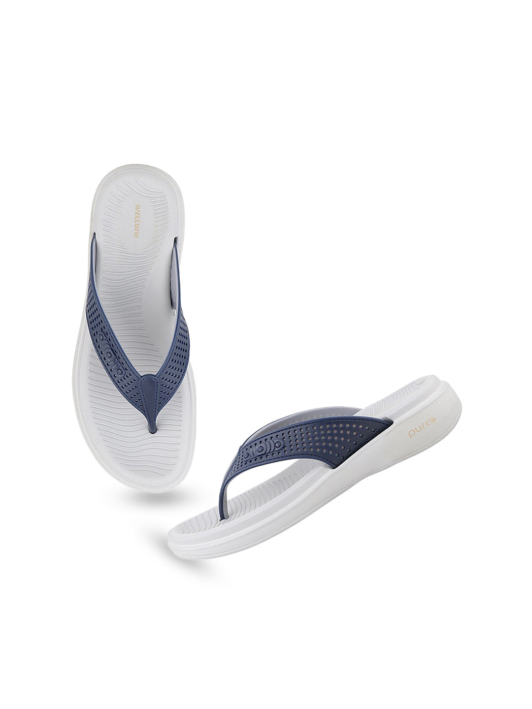WELCOME Women Lightweight & Comfortable Arch Support Durable Anti-Skid Flip-Flop