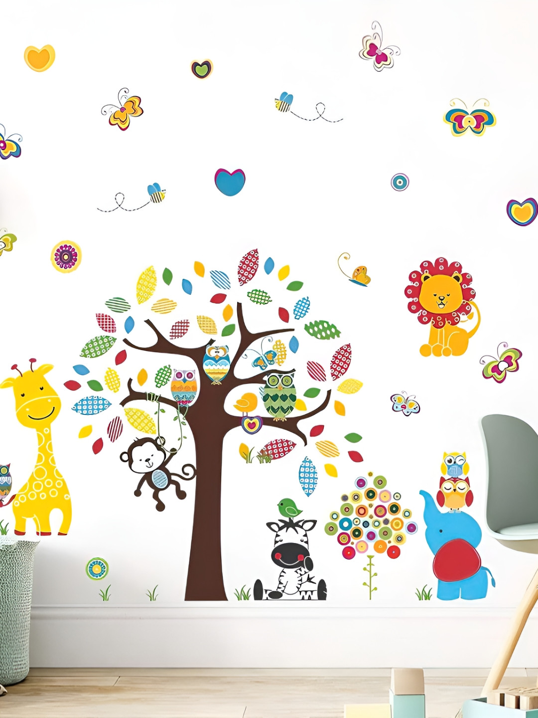 Special You Blue & Yellow Printed Wall Sticker