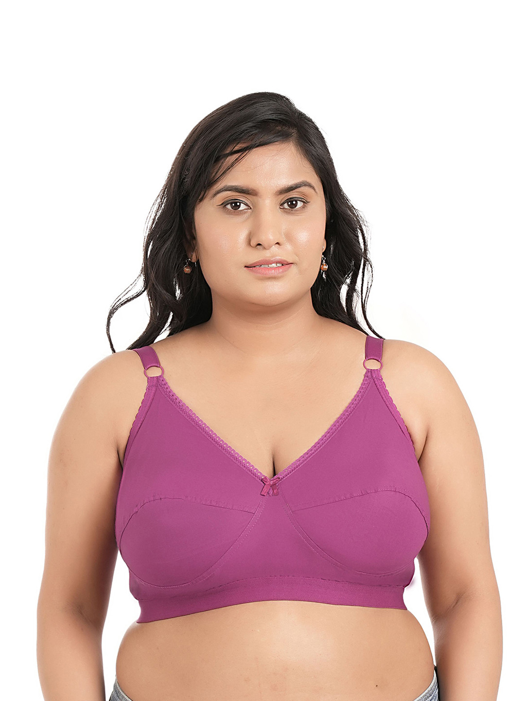 Elina JEMINA Women Full Coverage Cut and Sew Non Padded Everyday Bra