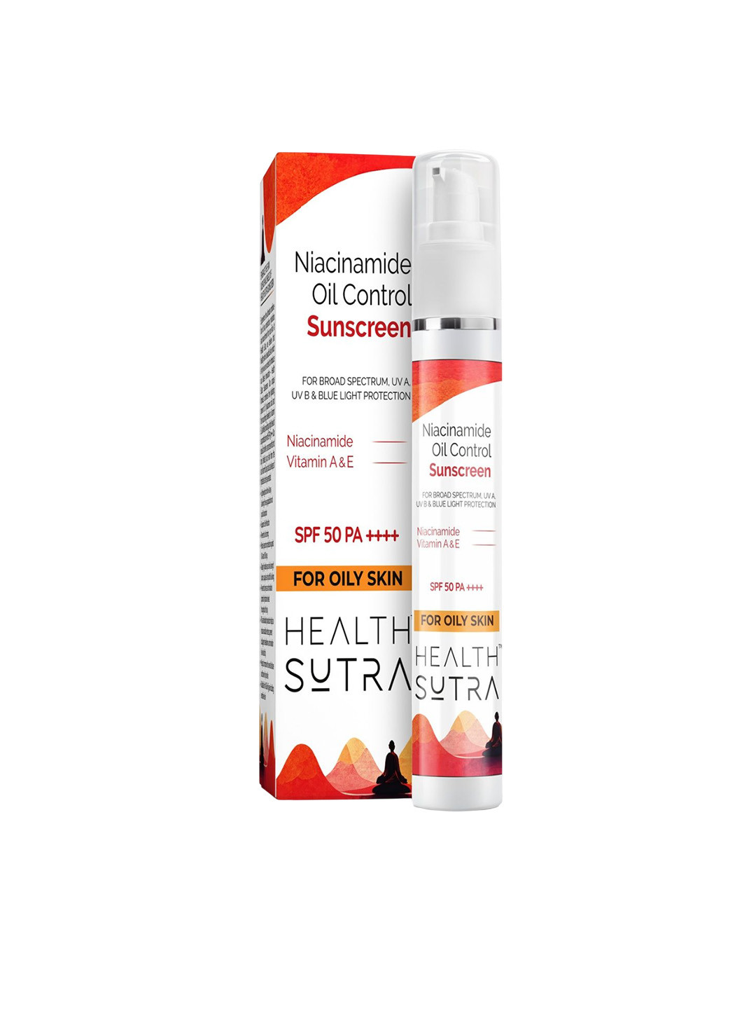 HEALTH SUTRA Niacinamide Oil Control Sunscreen With SPF 50 PA++++ - For Anti-Ageing 50 g