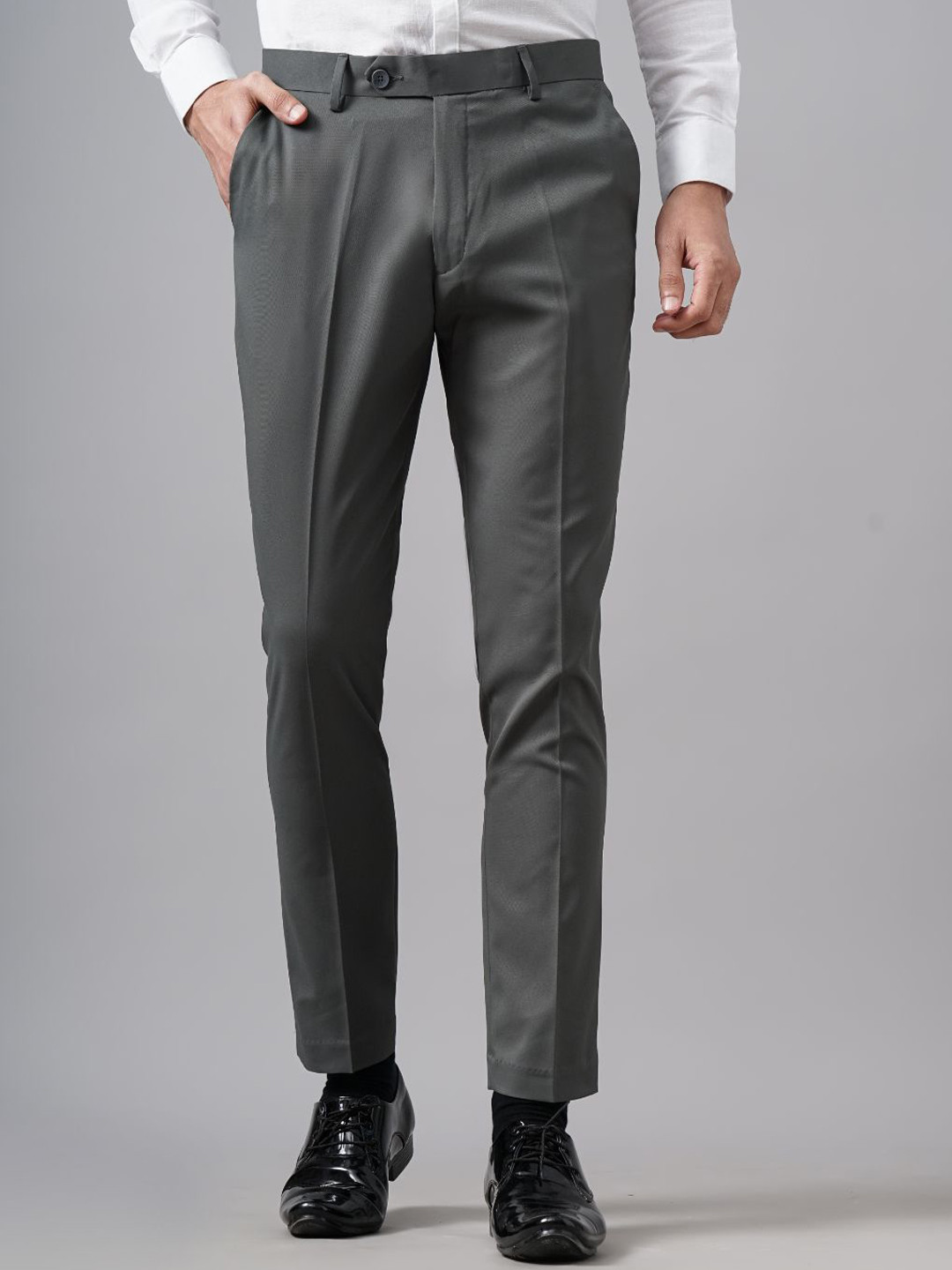 THE BEETEL HOUSE Men Urban Slim Slim Fit Formal Trousers