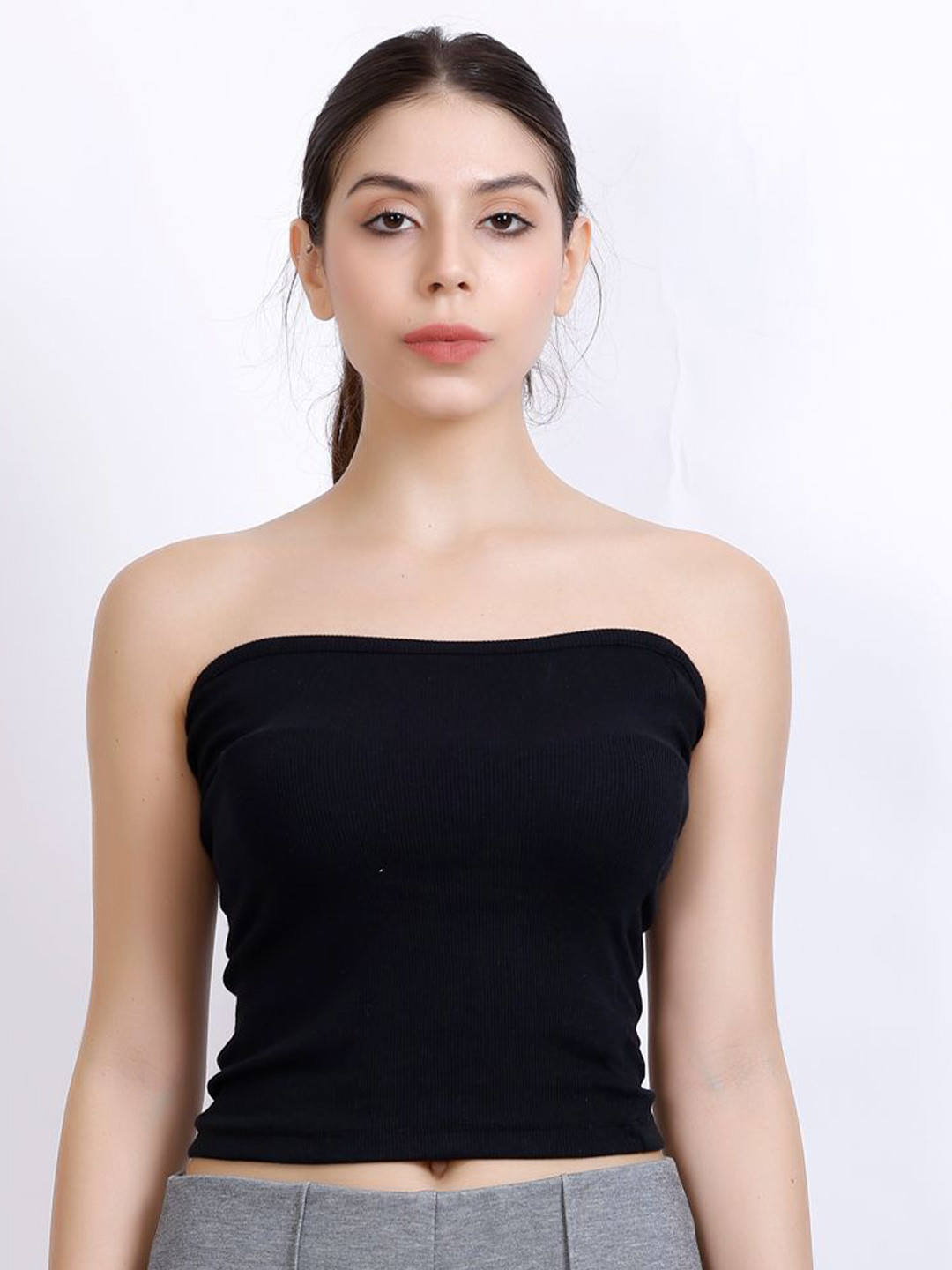 MX Miazi Xchange Women Cotton Tube Crop Top