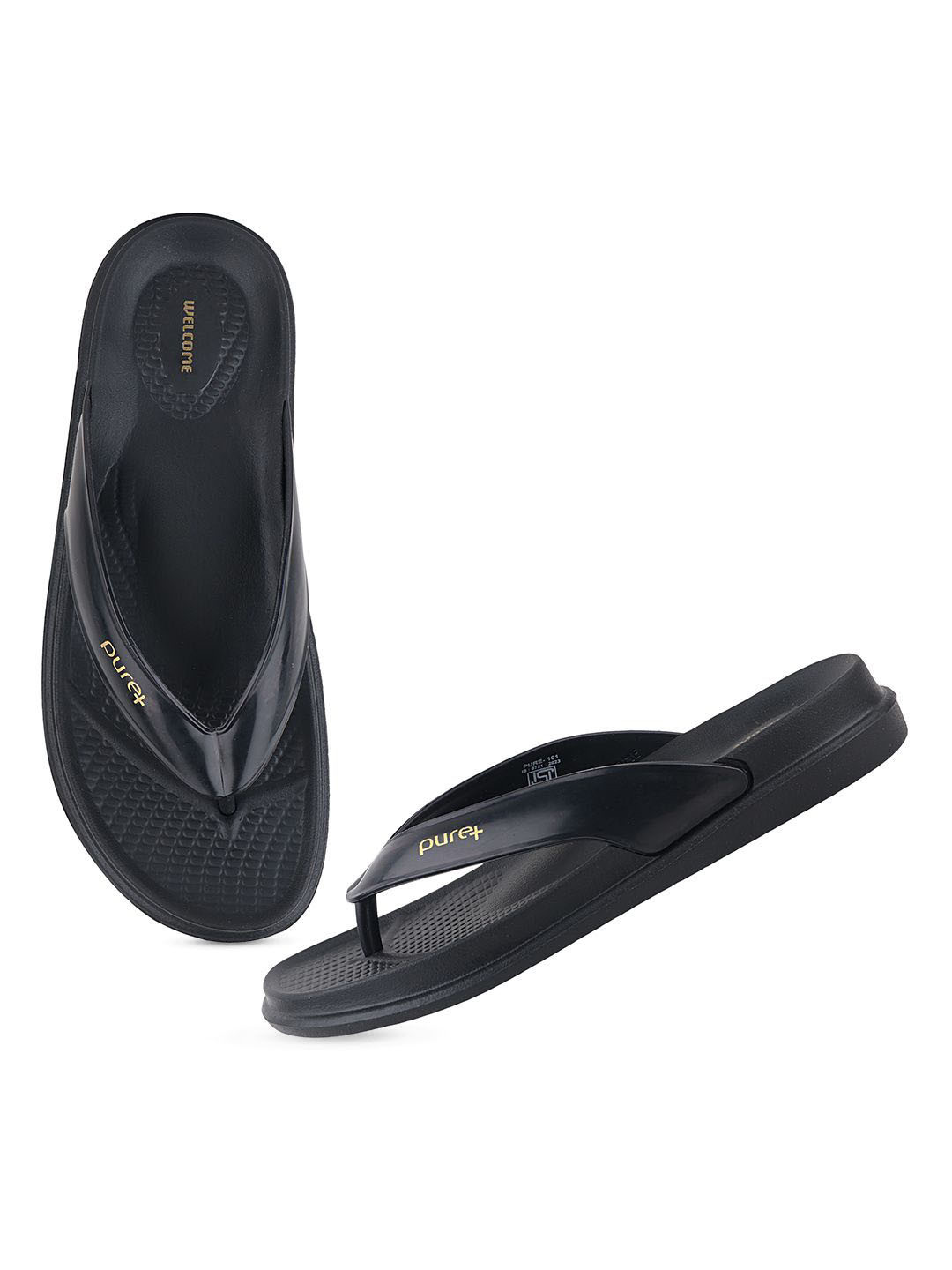 WELCOME Women Lightweight & Comfortable Arch Support Durable Anti-Skid Flip-Flop