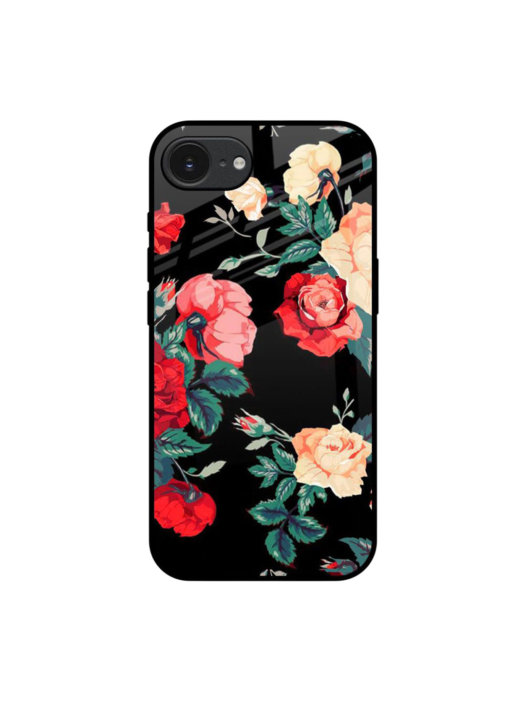 QRIOH Floral Bunch Apple iPhone 16e Impact Resistant Back Case