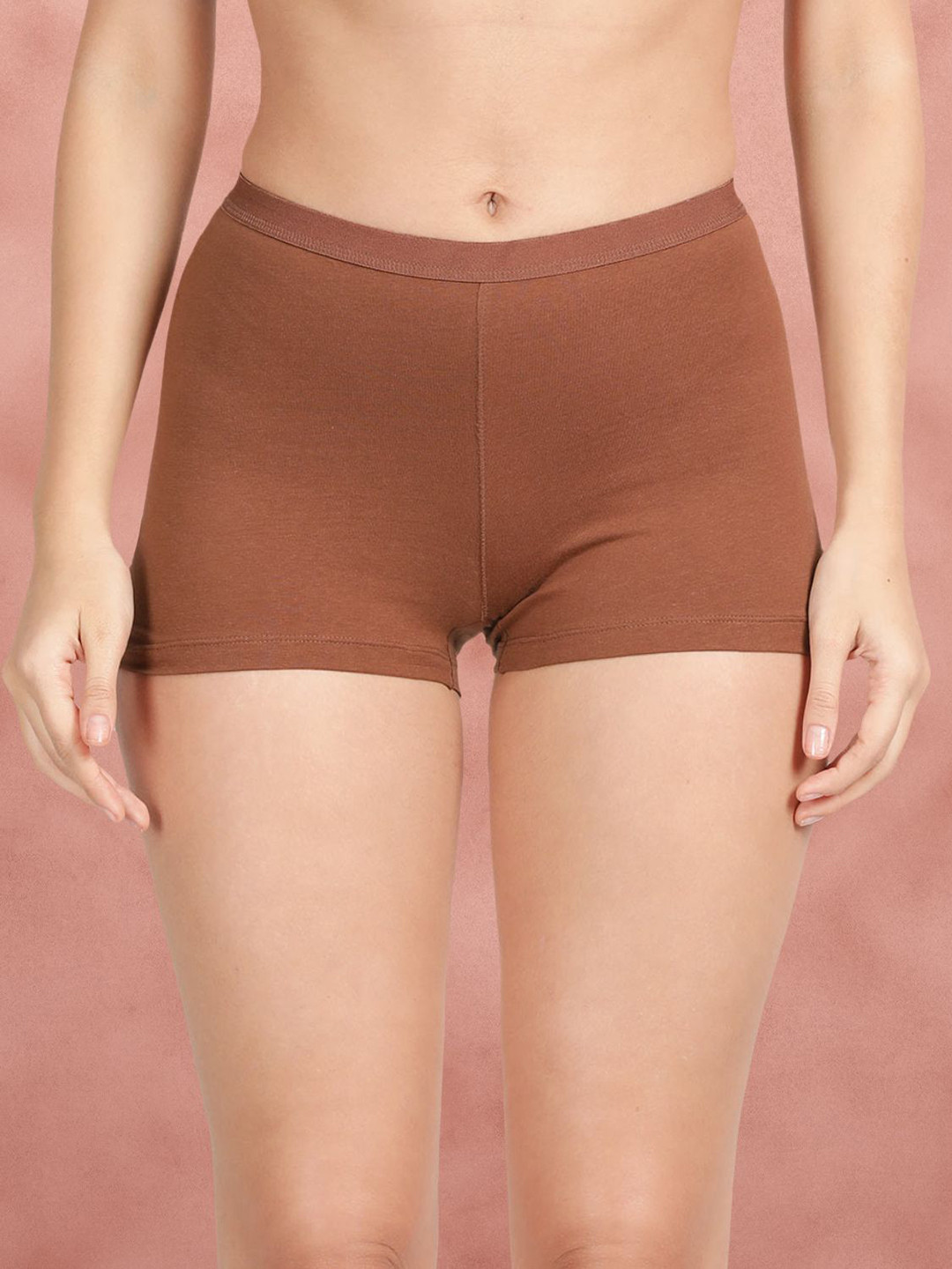 Susie Boy Mid Rise Shorts Briefs LP005-RusticBrown