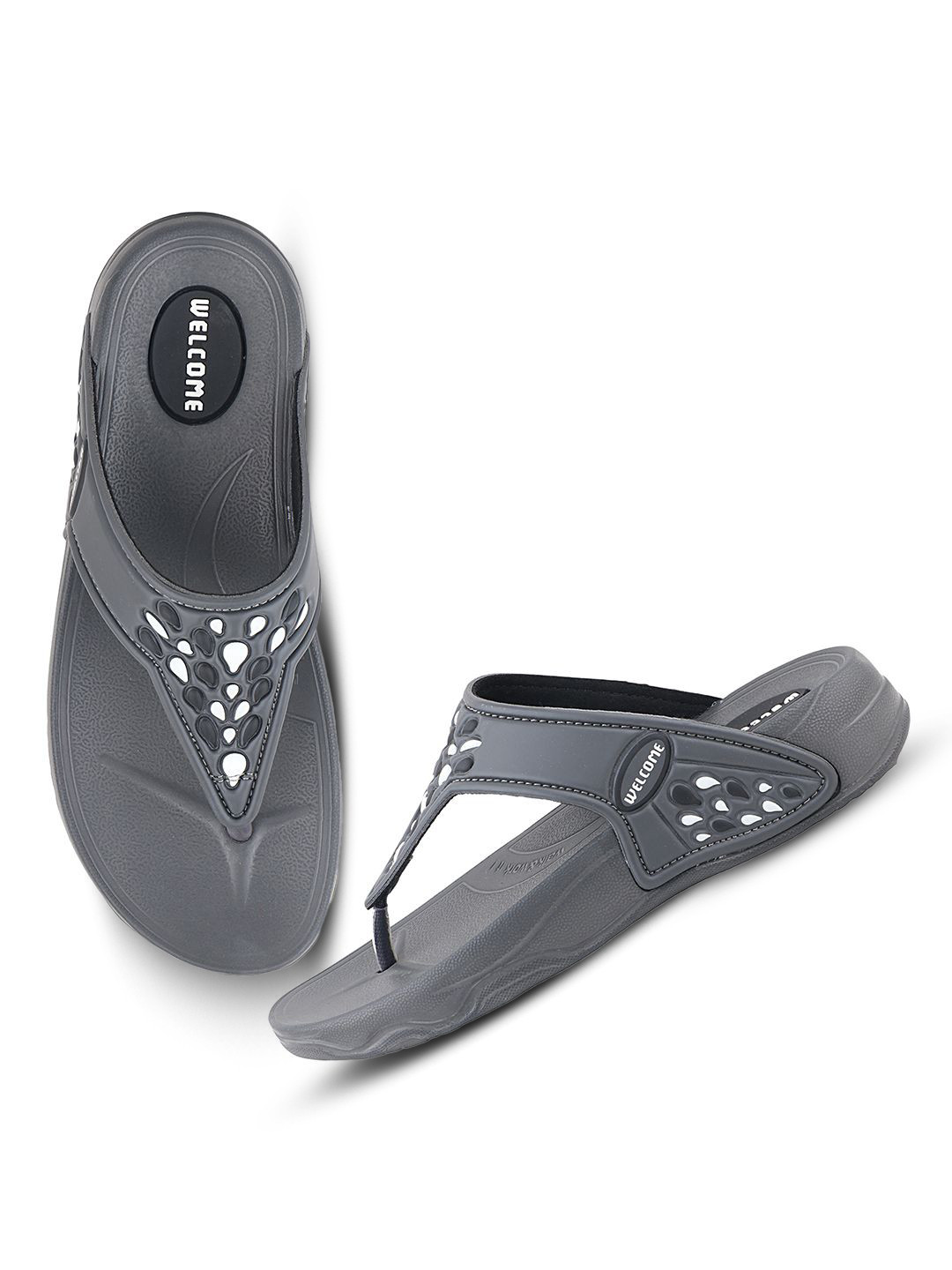WELCOME Women Lightweight & Comfortable Arch Support Durable Anti-Skid Flip Flops