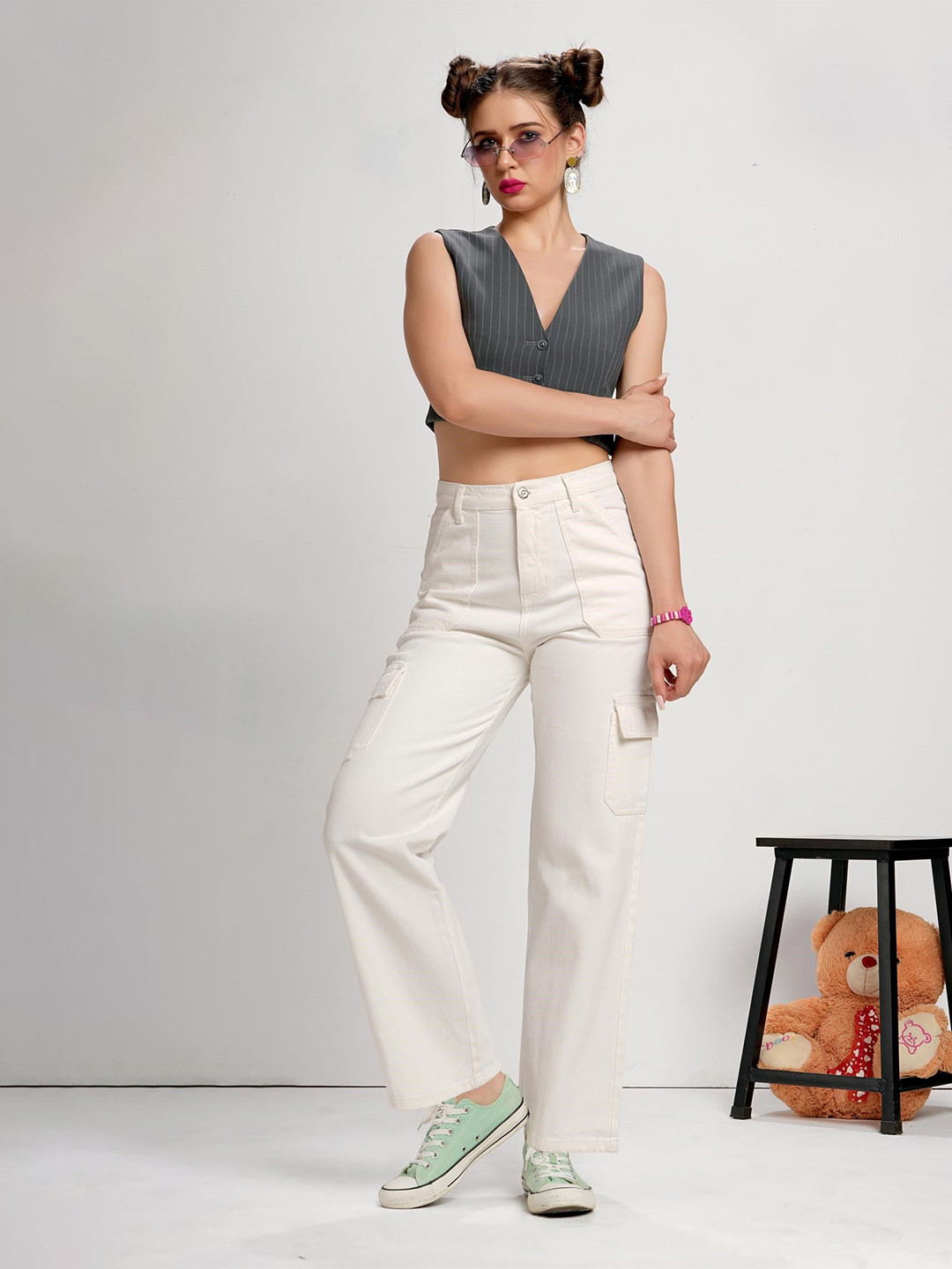 Aadvi Fashion Women London High-Rise Stretchable Jeans