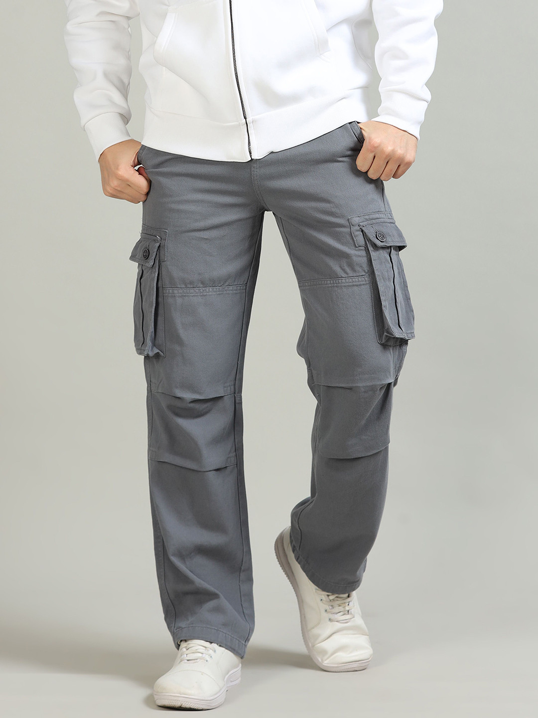 THE BEETEL HOUSE versafit Men Tailored Cargos Trousers