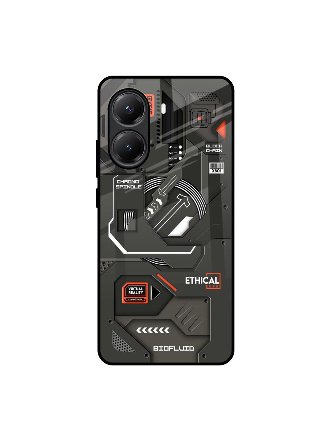 QRIOH Tech Aesthetics Poco X7 Pro 5G Impact Resistant Back Case