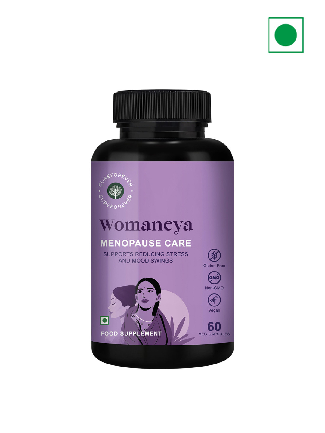 CureForever Womaneya Menopause Care Capsule - 60 Capsuels