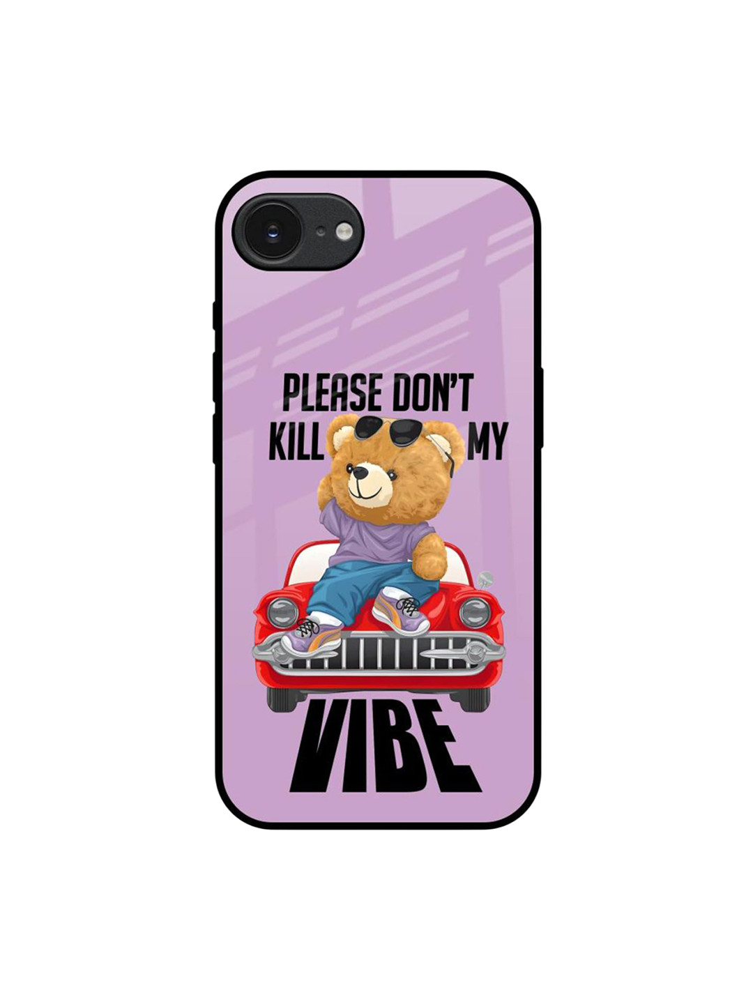 QRIOH Don't Kill My Vibe Apple iPhone 16e Impact Resistant Back Case