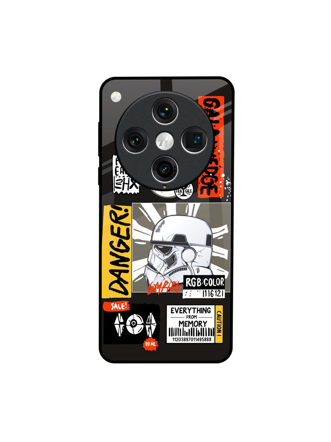 QRIOH Galaxy Edge Oppo Find X8 Pro Impact Resistant Back Case