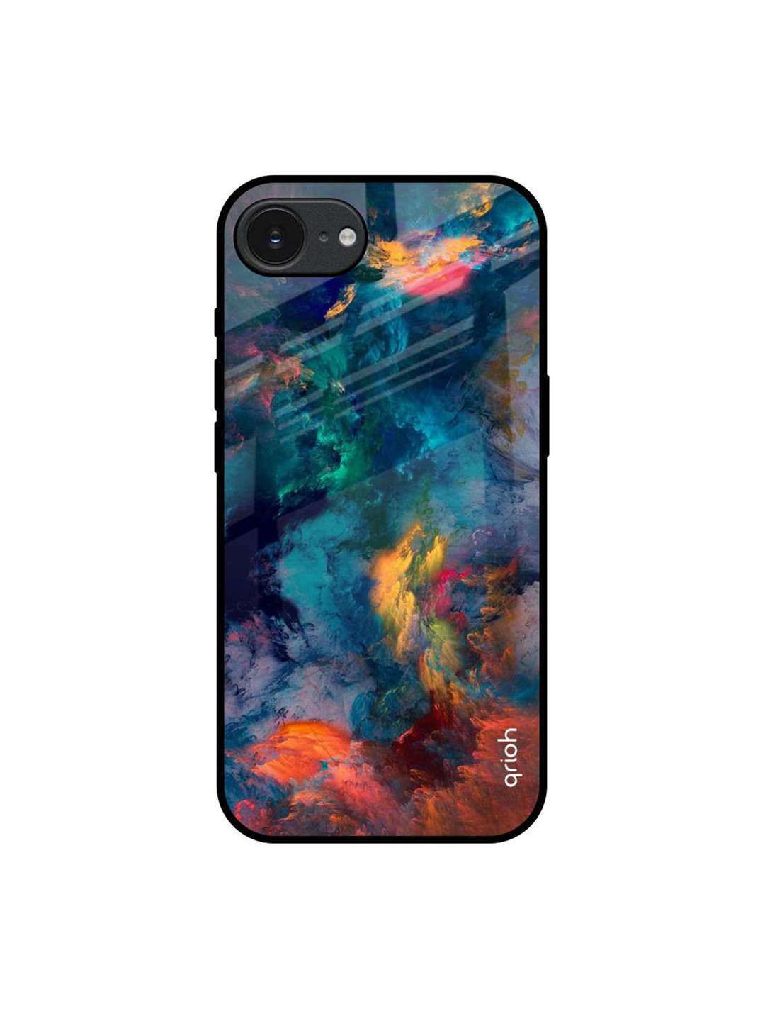 QRIOH Cloudburst Apple iPhone 16e Impact Resistant Back Case