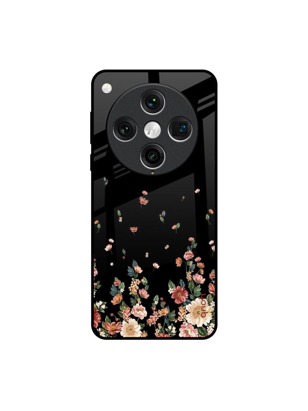 QRIOH Floating Floral Print Oppo Find X8 Pro Impact Resistant Back Case