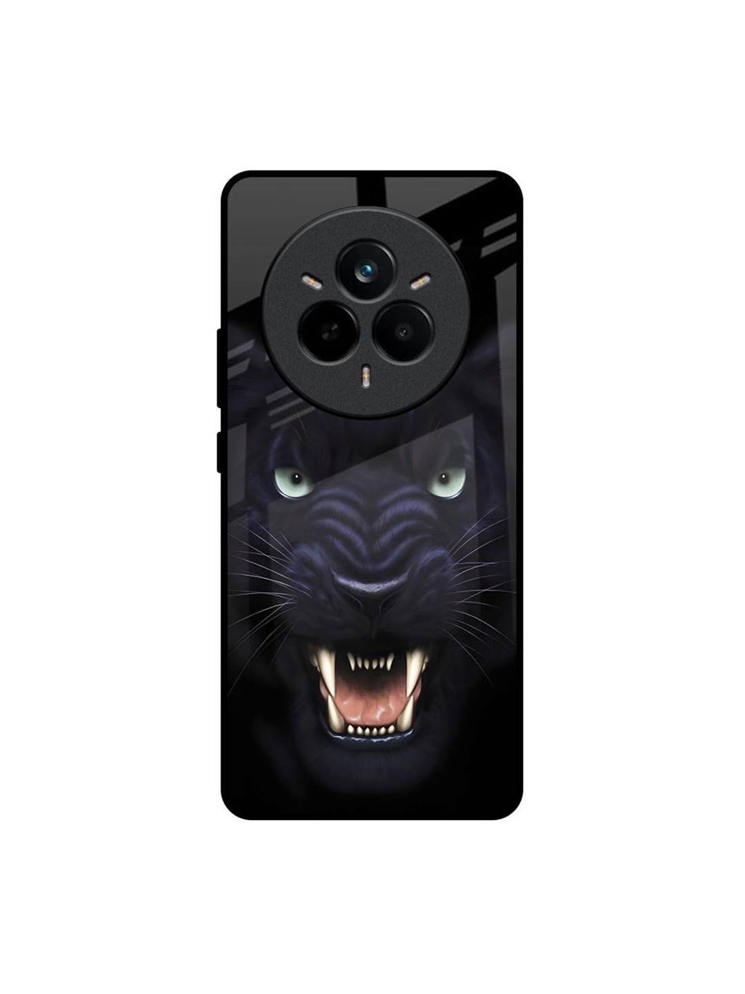 QRIOH Angry Black Leopard Realme 14 Pro 5G Impact Resistant Back Case