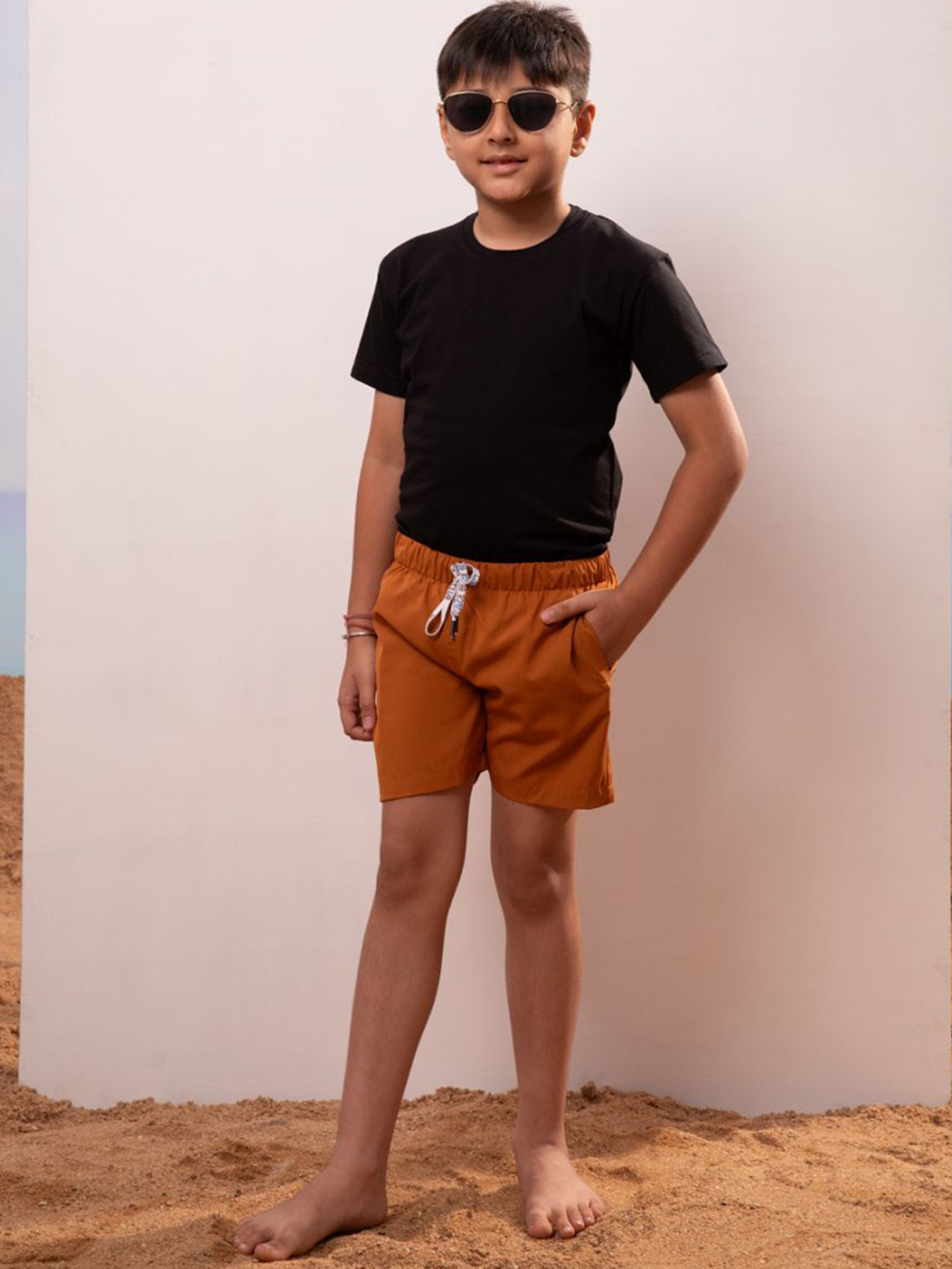 CMGE Boy Mid-Rise Slim Fit Shorts