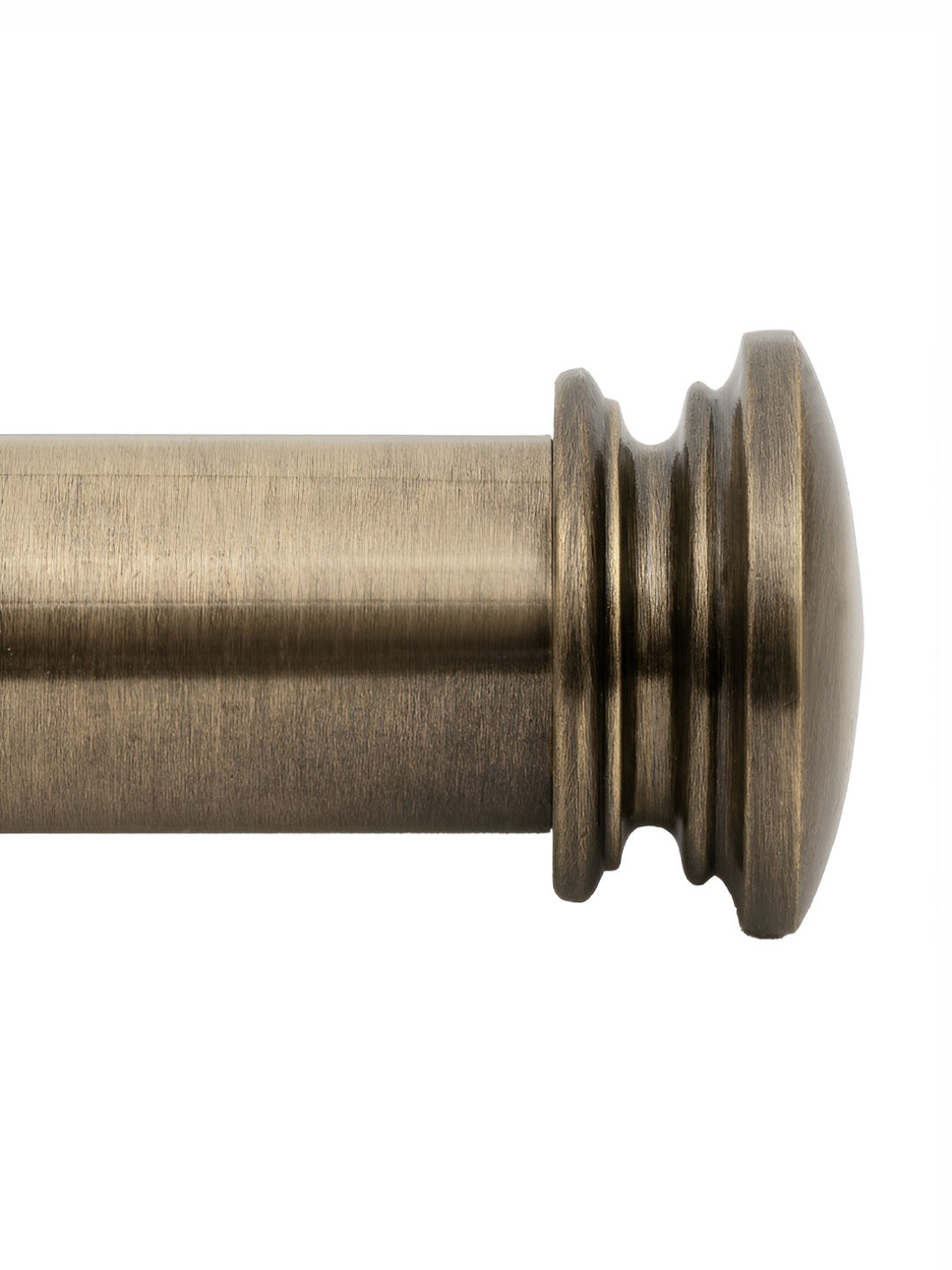 Deco Window Bronze-Toned Adjustable Curtain Rod With Brackets