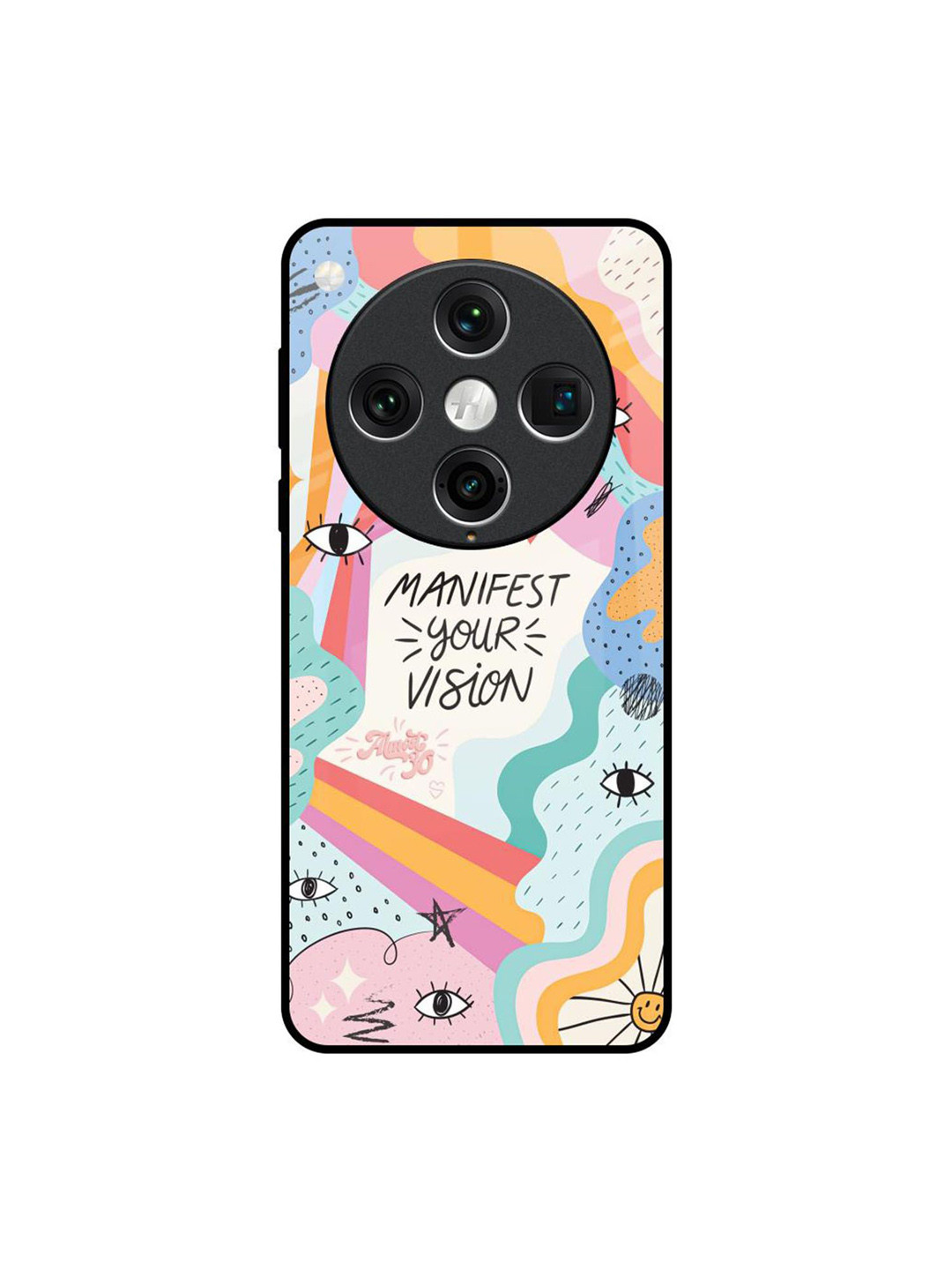 QRIOH Vision Manifest Oppo Find X8 Pro Impact Resistant Back Case