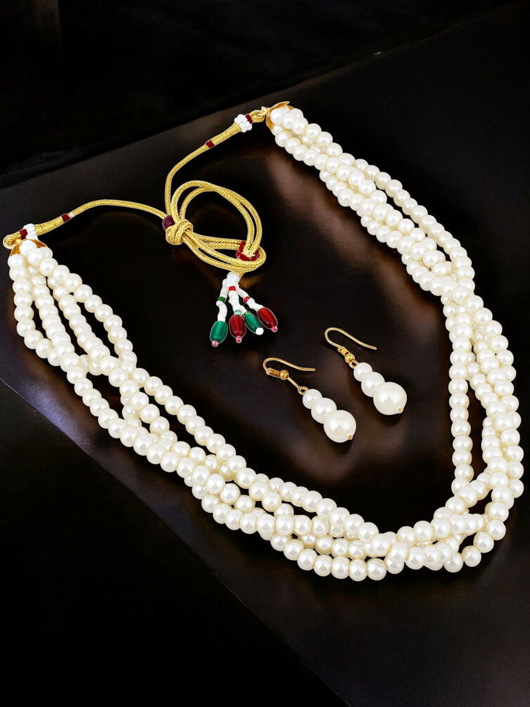 LUCKY JEWELLERY Beaded Multi-Strand Jewellery Set