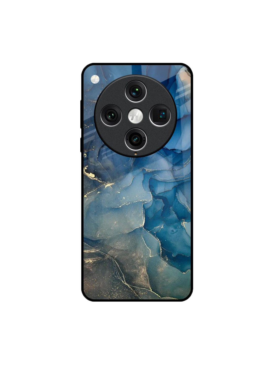 QRIOH Blue Cool Marble Oppo Find X8 Pro Impact Resistant Back Case