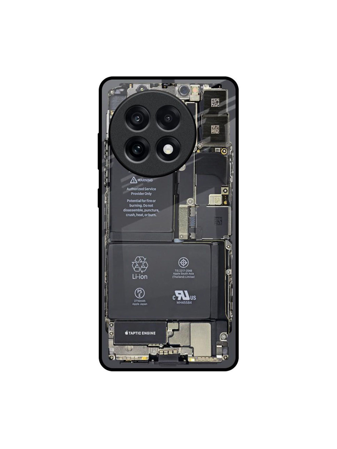 QRIOH Skeleton Inside OnePlus 13R 5G Impact Resistant Back Case