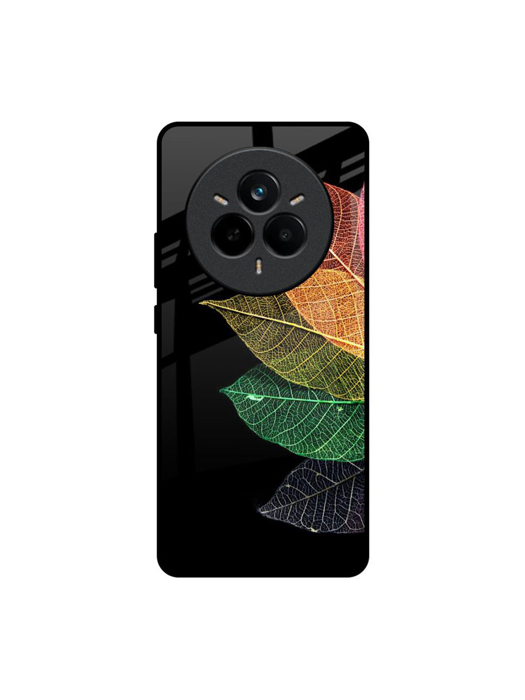 QRIOH Colorful Leaves Realme 14 Pro 5G Impact Resistant Back Case