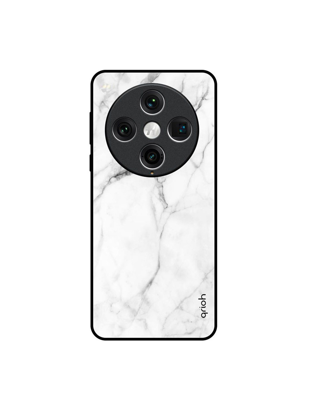 QRIOH Modern White Marble Oppo Find X8 Pro Impact Resistant Back Case
