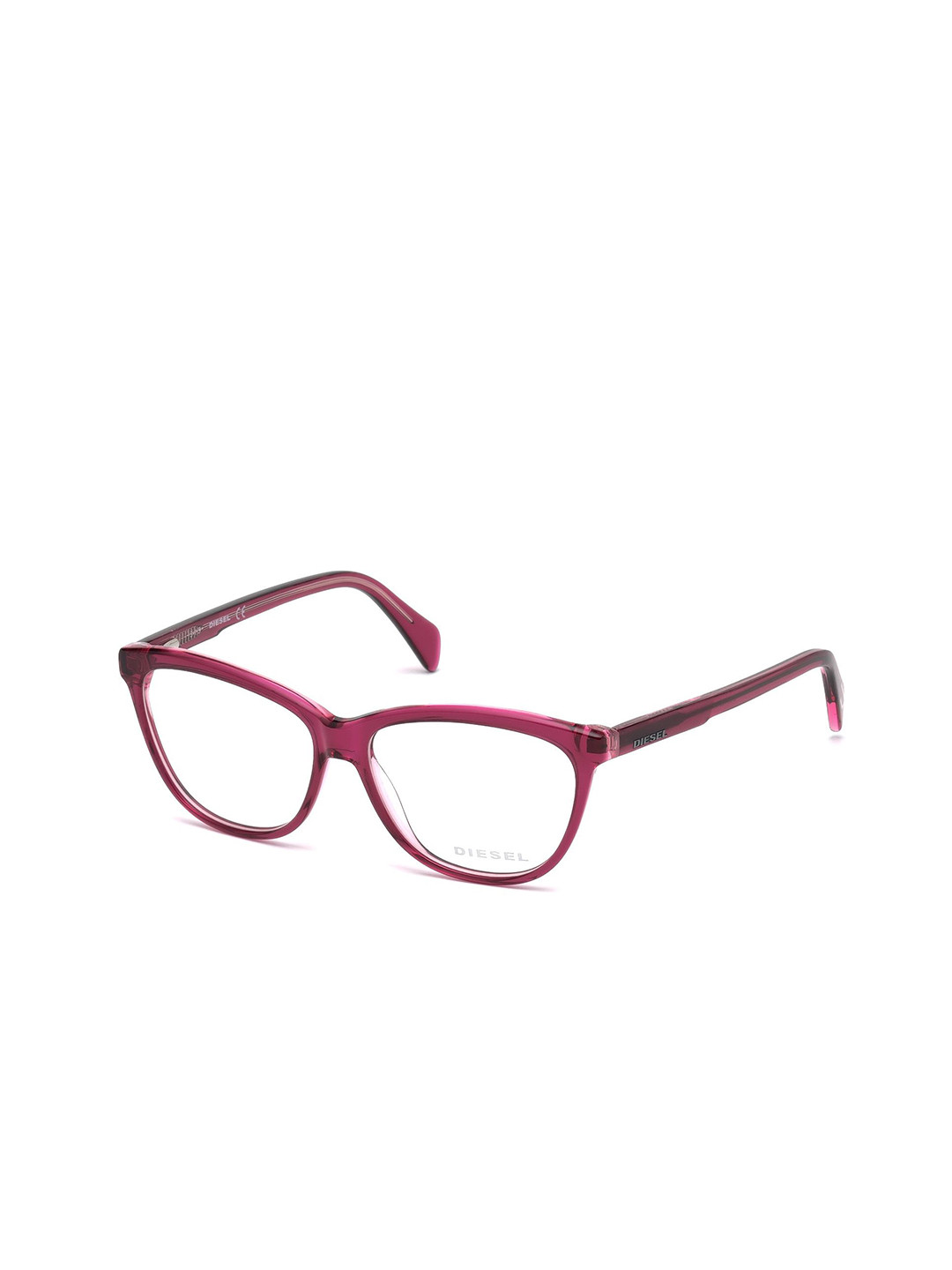 DIESEL Pink Full Rim Oval Shaped Acetate Optical Frame