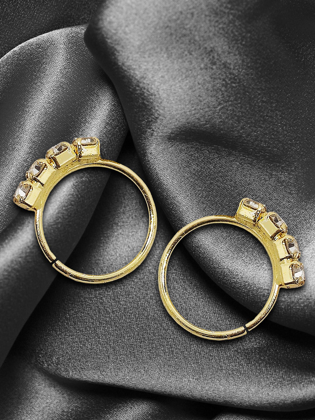 Comet Busters Gold-Plated Clip On Non Piercieng Nose Ring Nosepin