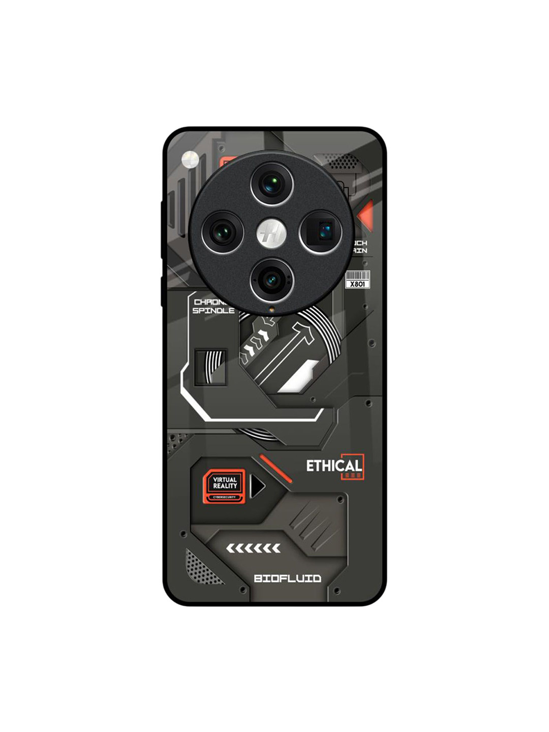 QRIOH Tech Aesthetics Oppo Find X8 Pro Impact Resistant Back Case