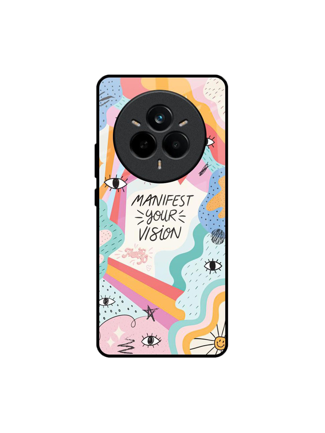 QRIOH Vision Manifest Realme 14 Pro 5G Impact Resistant Back Case