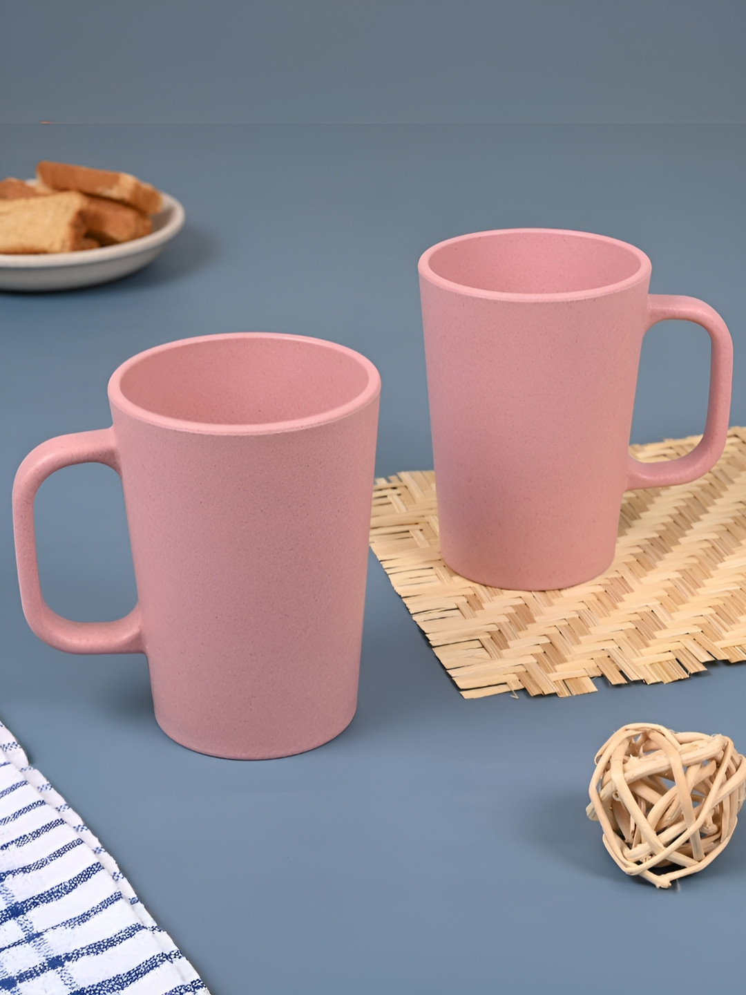 eha Best Brother In Law Pink Biocomposite Handmade 2 Piece Mugs-400ml