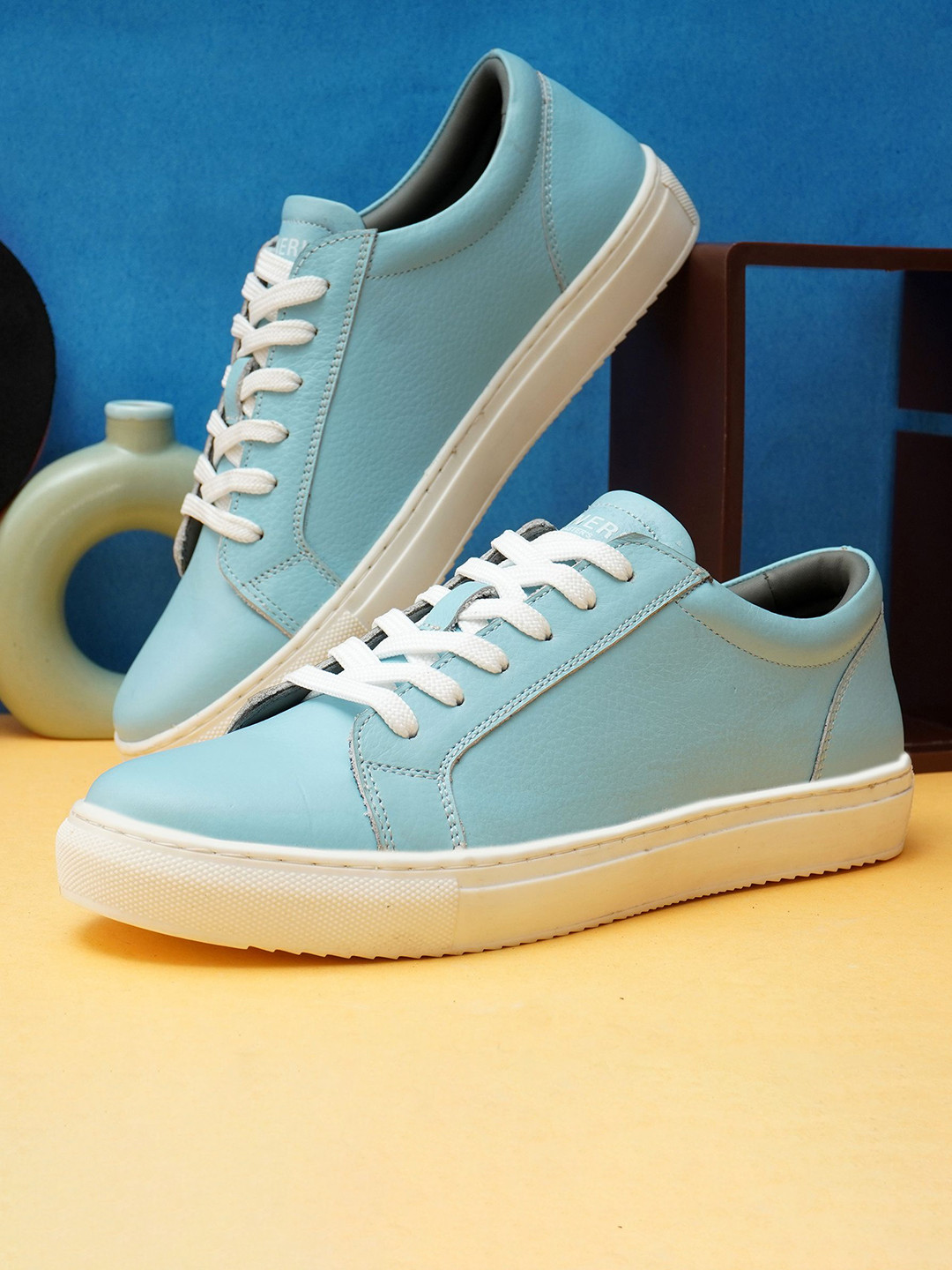 NICO NERINI Men Leather Sneakers